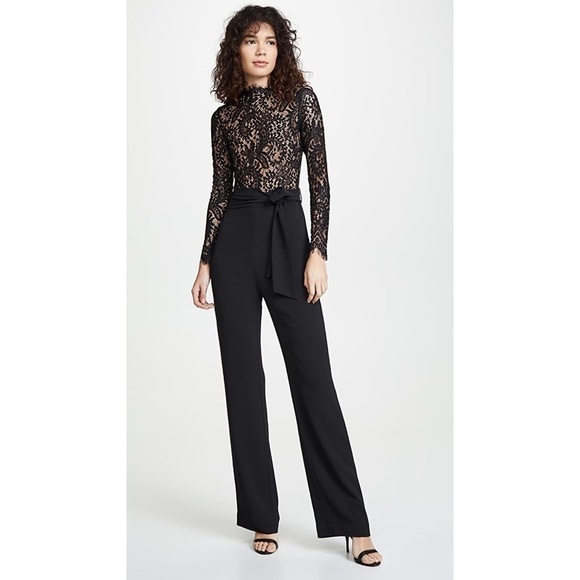 Misha Collection Allegra Black Jumpsuit - Picture 2 of 13